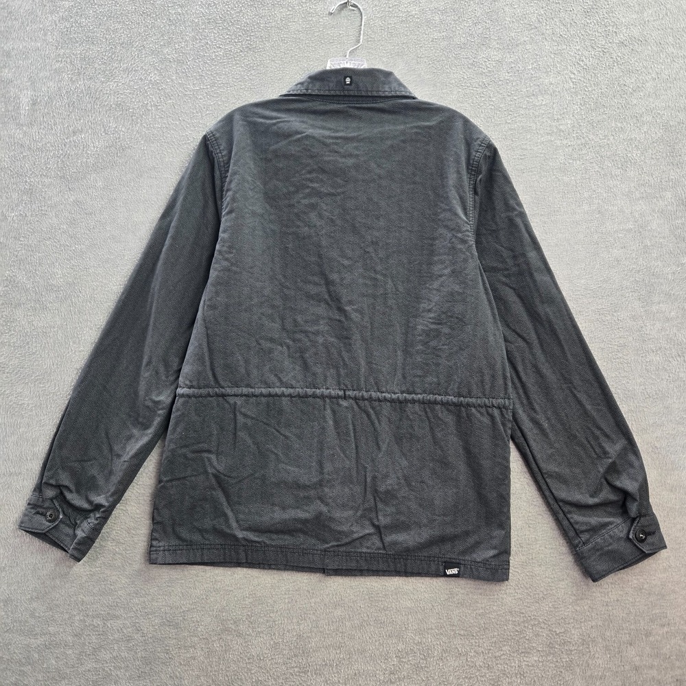 Vans Men Jacket Small Gray Herringbone Drill Chor… - image 8
